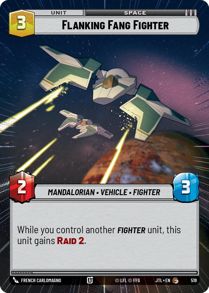 Flanking Fang Fighter (Hyperspace) [JTL - 519]