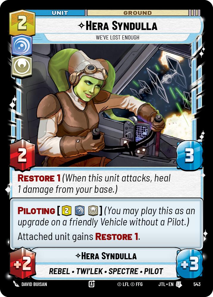 Hera Syndulla - We've Lost Enough (Foil) [JTL - 543]