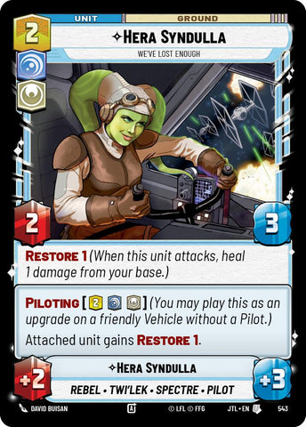 Hera Syndulla - We've Lost Enough (Foil)