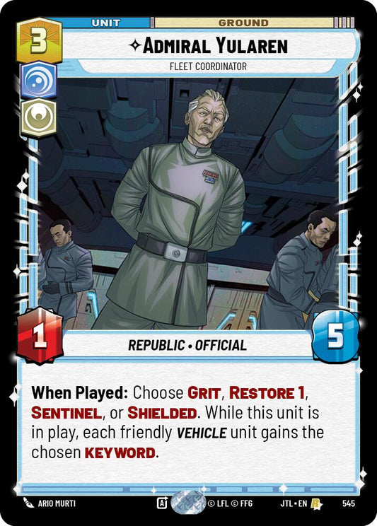 Admiral Yularen - Fleet Coordinator (Foil)