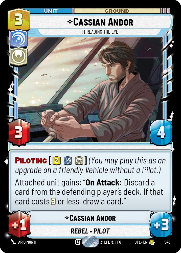 Cassian Andor - Threading the Eye (Foil) [JTL - 546]