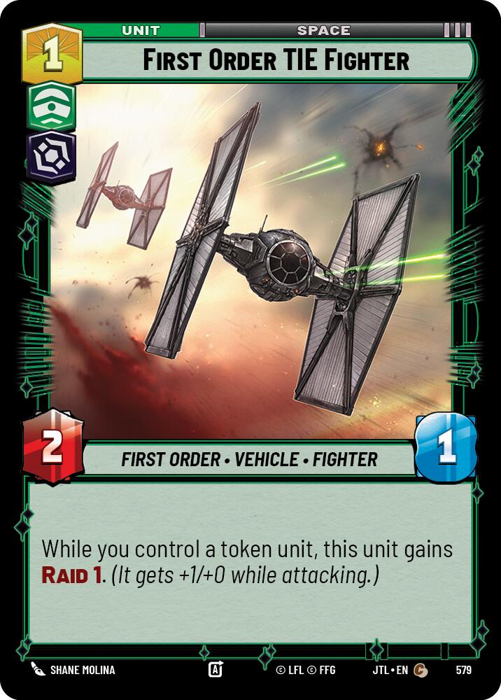 First Order TIE Fighter (Foil) [JTL - 579]