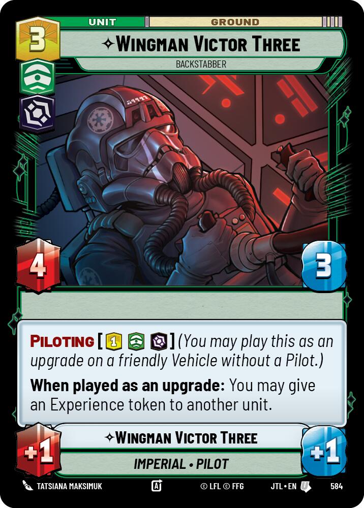 Wingman Victor Three - Backstabber (Foil) [JTL - 584]