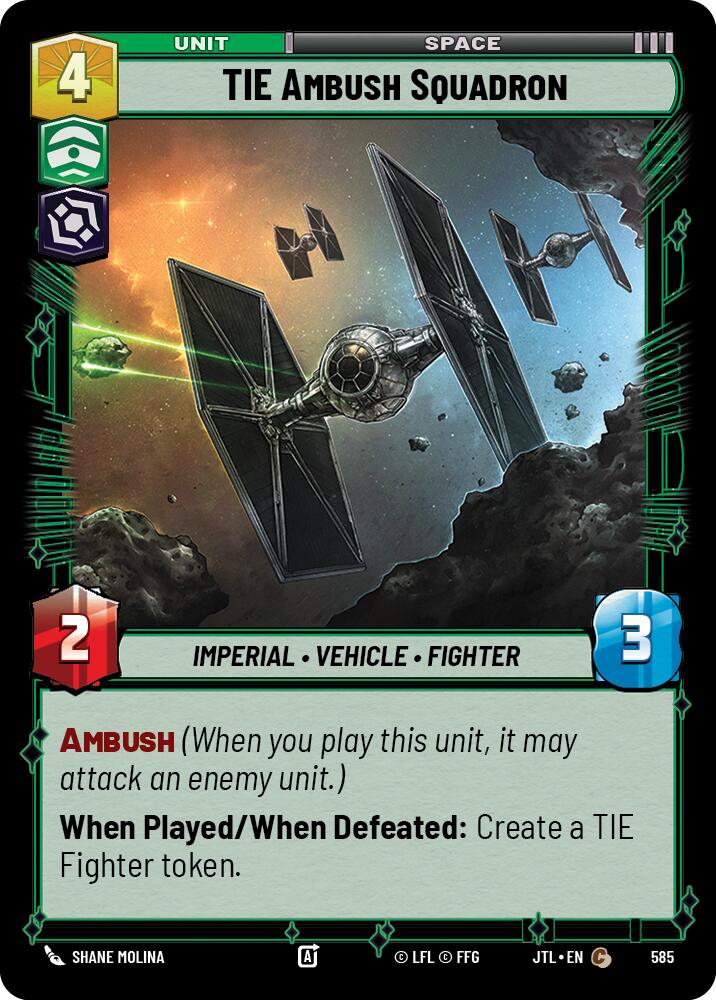 TIE Ambush Squadron (Foil) [JTL - 585]
