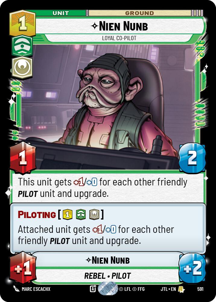 Nien Nunb - Loyal Co-Pilot (Foil) [JTL - 591]