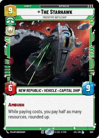 The Starhawk - Prototype Battleship (Foil)