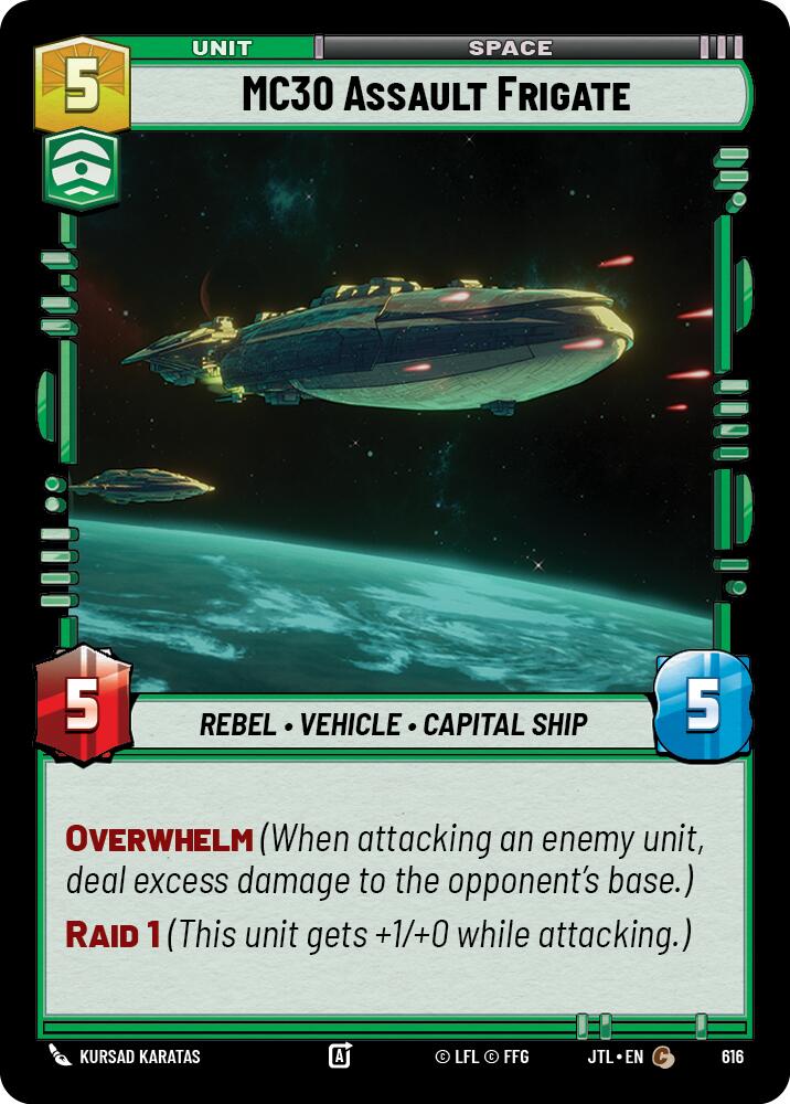 MC30 Assault Frigate (Foil) [JTL - 616]