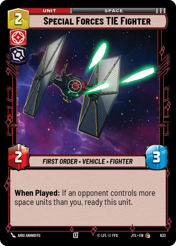 Special Forces TIE Fighter (Foil) [JTL - 633]