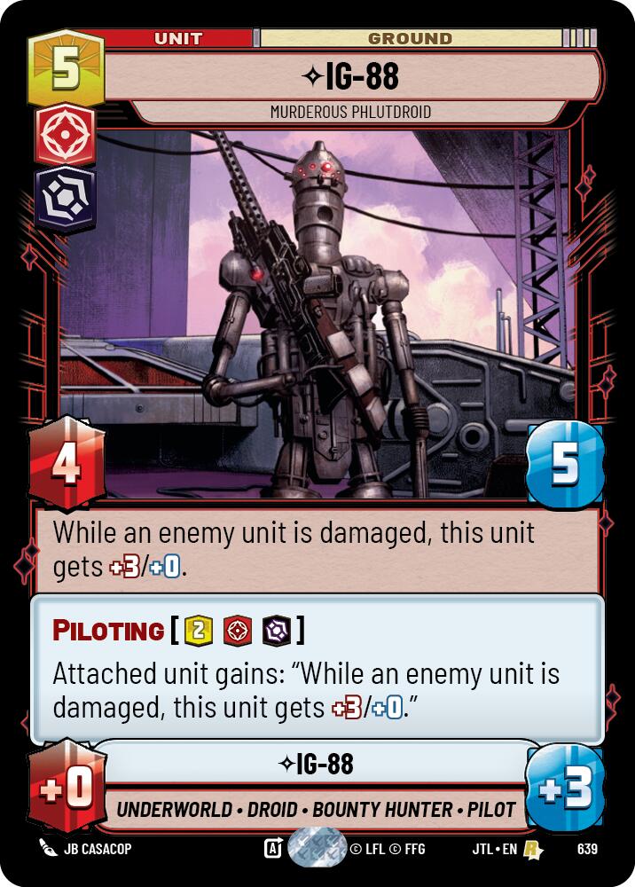 IG-88 - Murderous Phlutdroid (Foil) [JTL - 639]