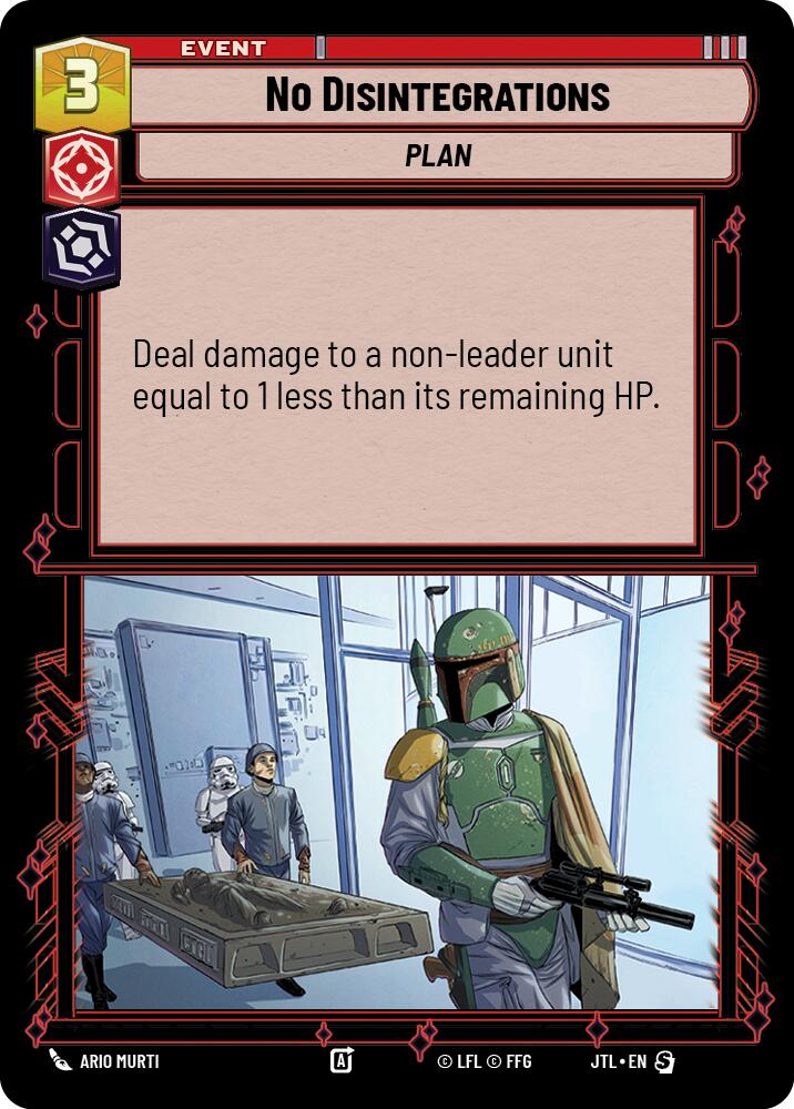 No Disintegrations (Foil) [JTL - 642]