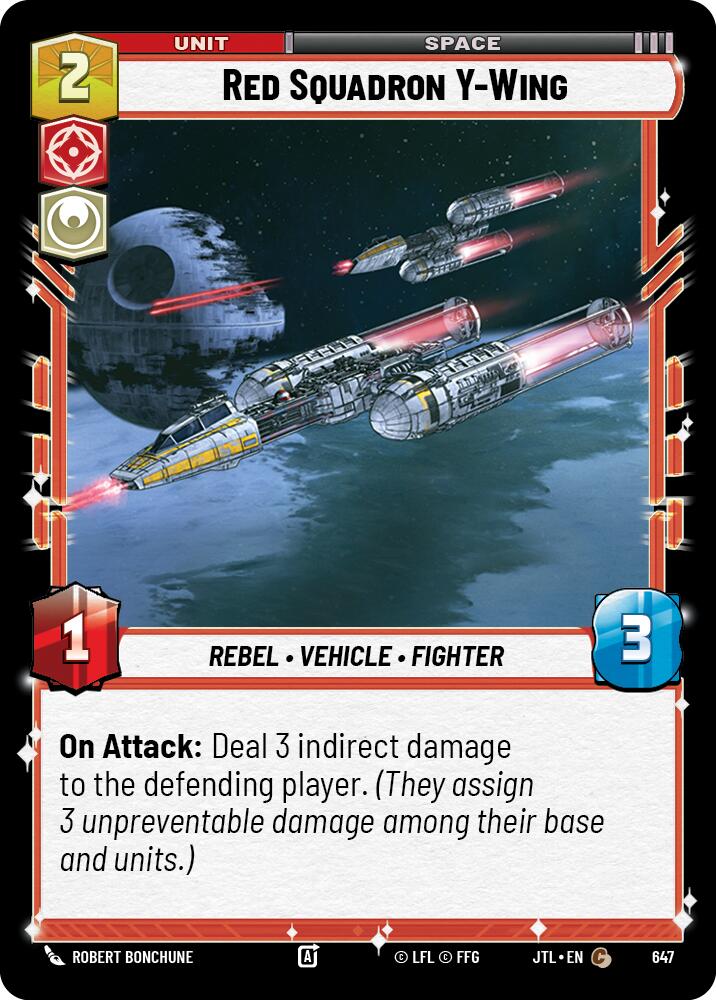 Red Squadron Y-Wing (Foil) [JTL - 647]