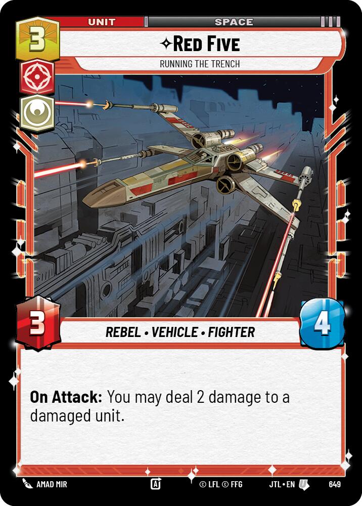 Red Five - Running the Trench (Foil) [JTL - 649]