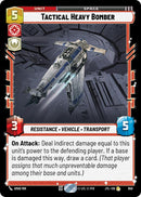Tactical Heavy Bomber (Foil)