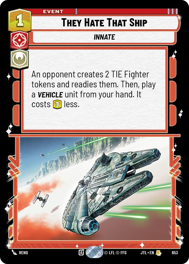 They Hate That Ship (Foil) [JTL - 653]