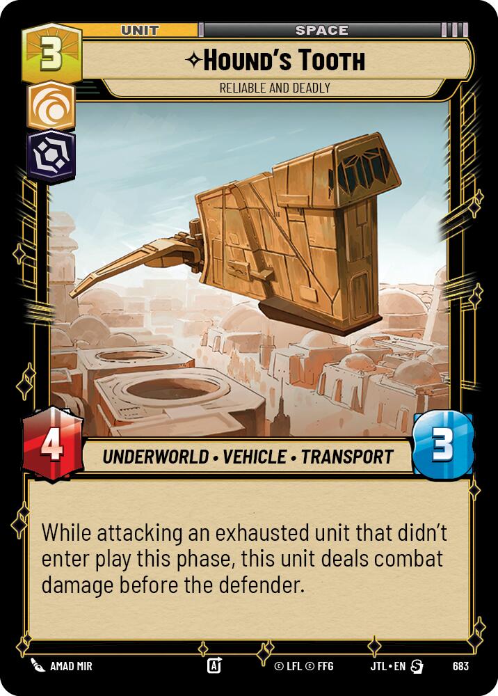 Hound's Tooth - Reliable and Deadly (Foil) [JTL - 683]
