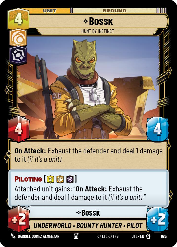 Bossk - Hunt By Instinct (Foil) [JTL - 685]