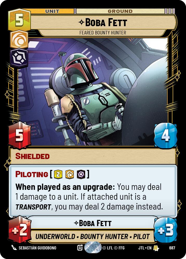 Boba Fett - Feared Bounty Hunter (Foil) [JTL - 687]