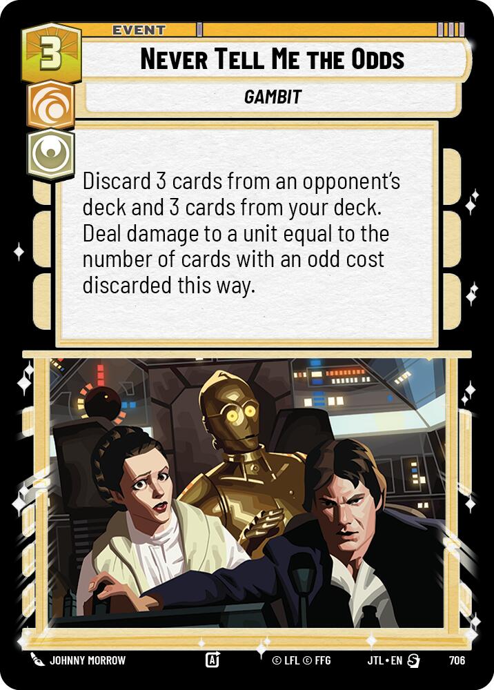 Never Tell Me the Odds (Foil) [JTL - 706]