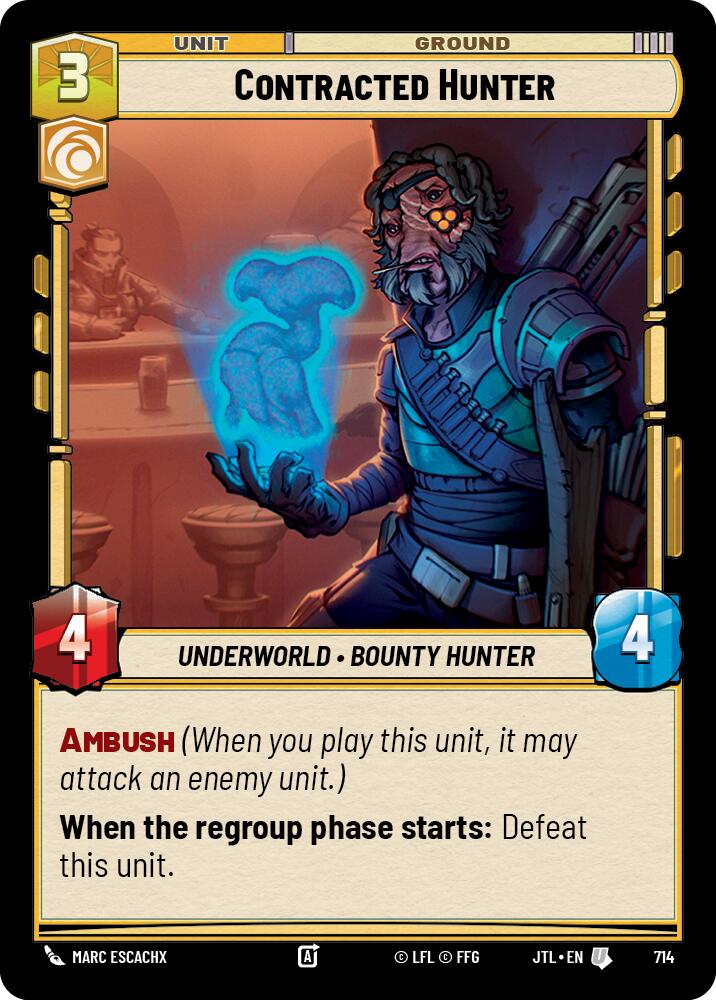 Contracted Hunter (Foil) [JTL - 714]