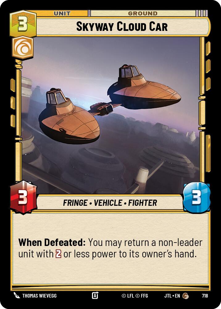 Skyway Cloud Car (Foil) [JTL - 718]