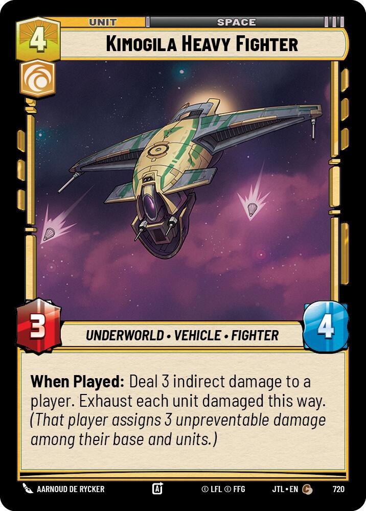 Kimogila Heavy Fighter (Foil) [JTL - 720]