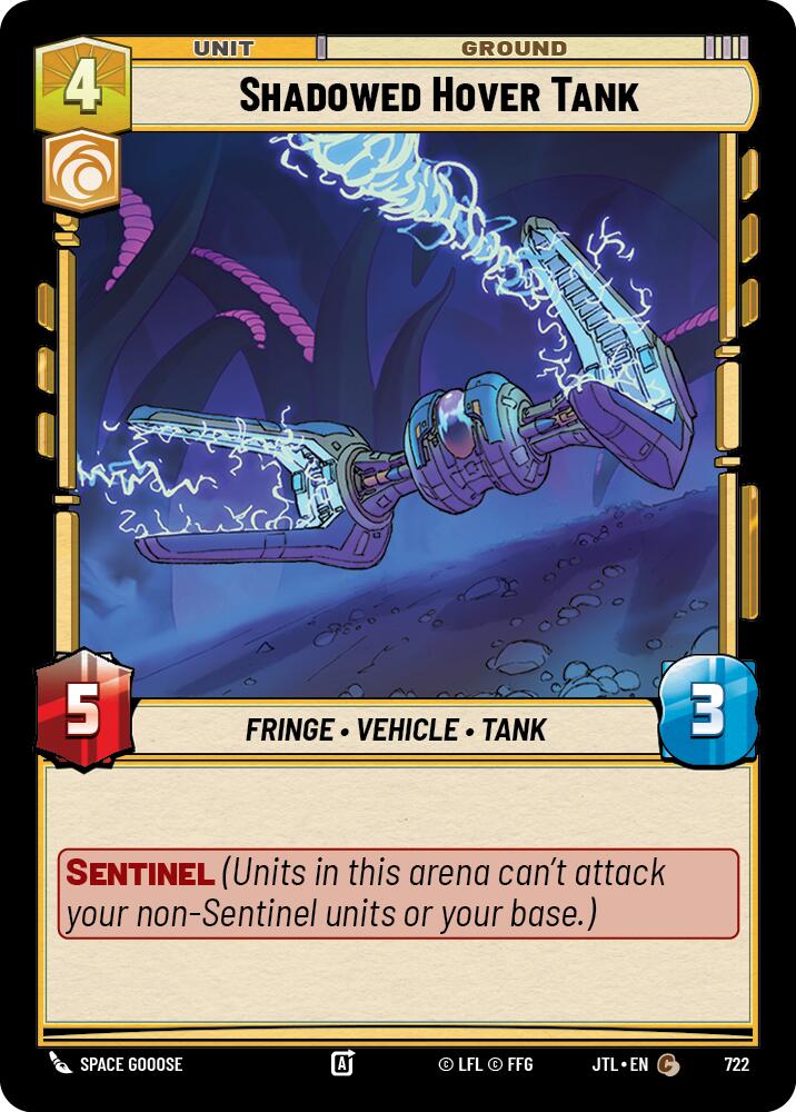 Shadowed Hover Tank (Foil) [JTL - 722]