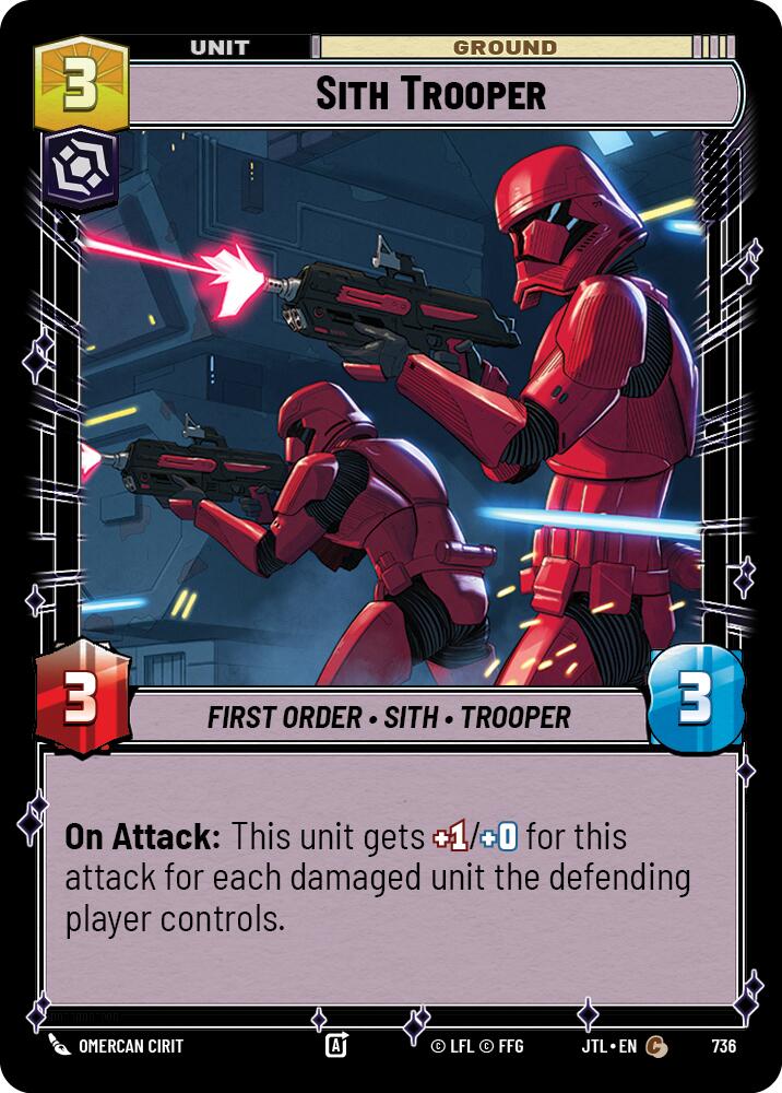 Sith Trooper (Foil) [JTL - 736]