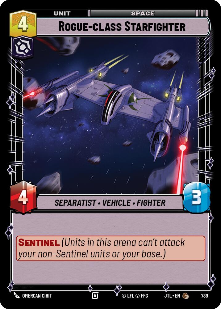 Rogue-class Starfighter (Foil) [JTL - 739]