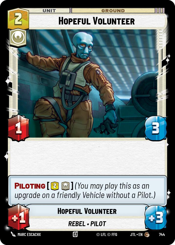 Hopeful Volunteer (Foil) [JTL - 744]