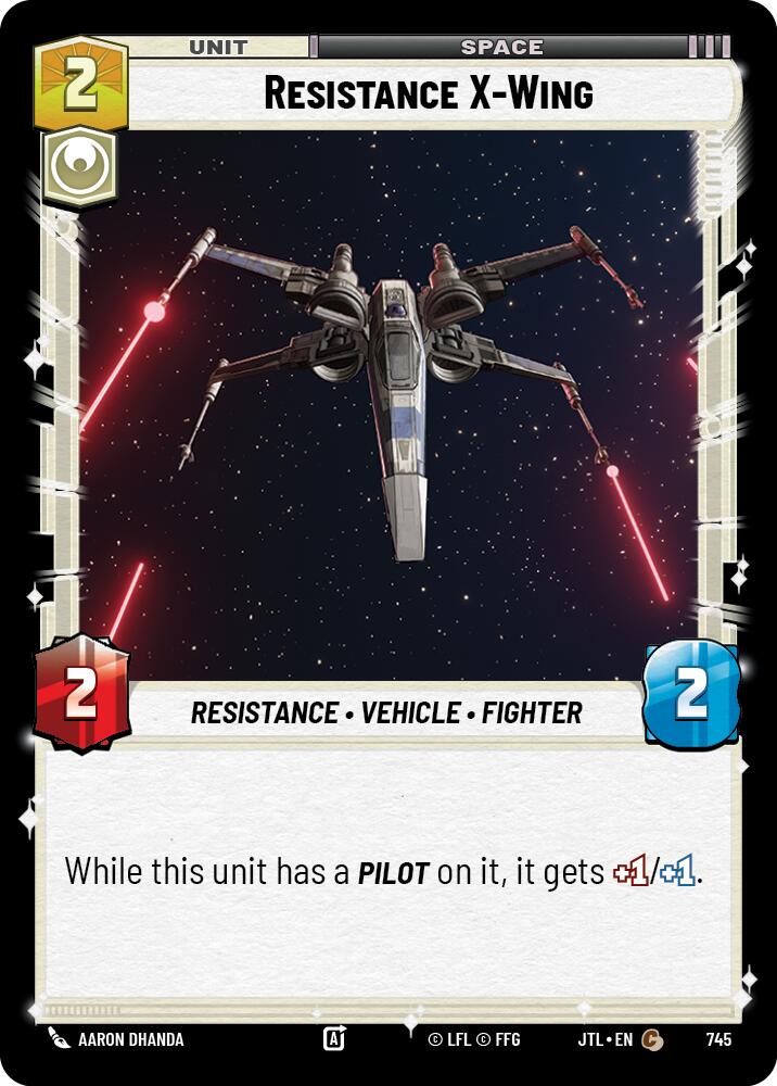 Resistance X-Wing (Foil) [JTL - 745]