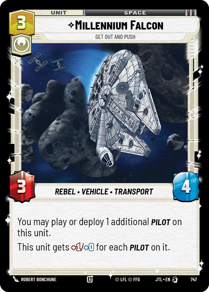 Millennium Falcon - Get Out And Push (Foil)