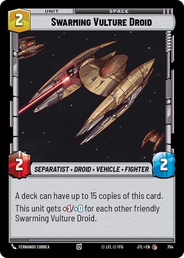 Swarming Vulture Droid (Foil) [JTL - 754]