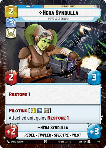 Hera Syndulla - We've Lost Enough (Hyperspace Foil)