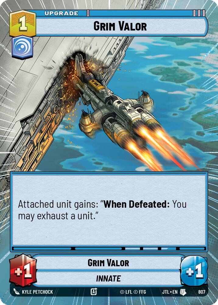 Grim Valor (Hyperspace Foil) [JTL - 807]