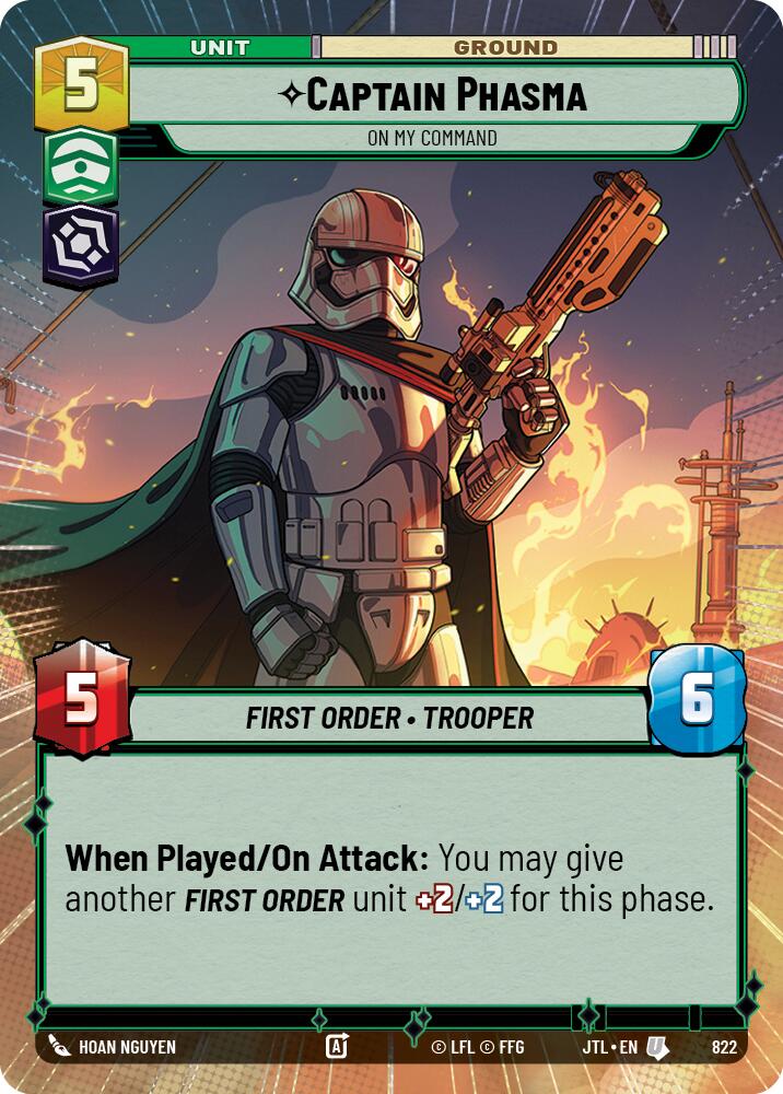 Captain Phasma - On My Command (Hyperspace Foil) [JTL - 822]