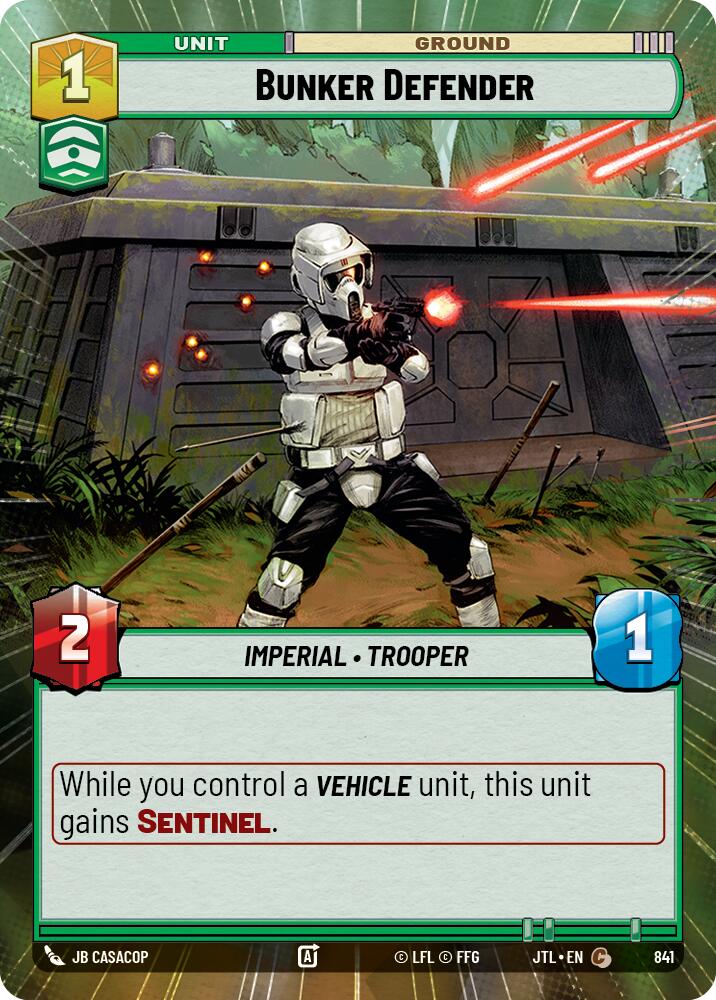 Bunker Defender (Hyperspace Foil) [JTL - 841]