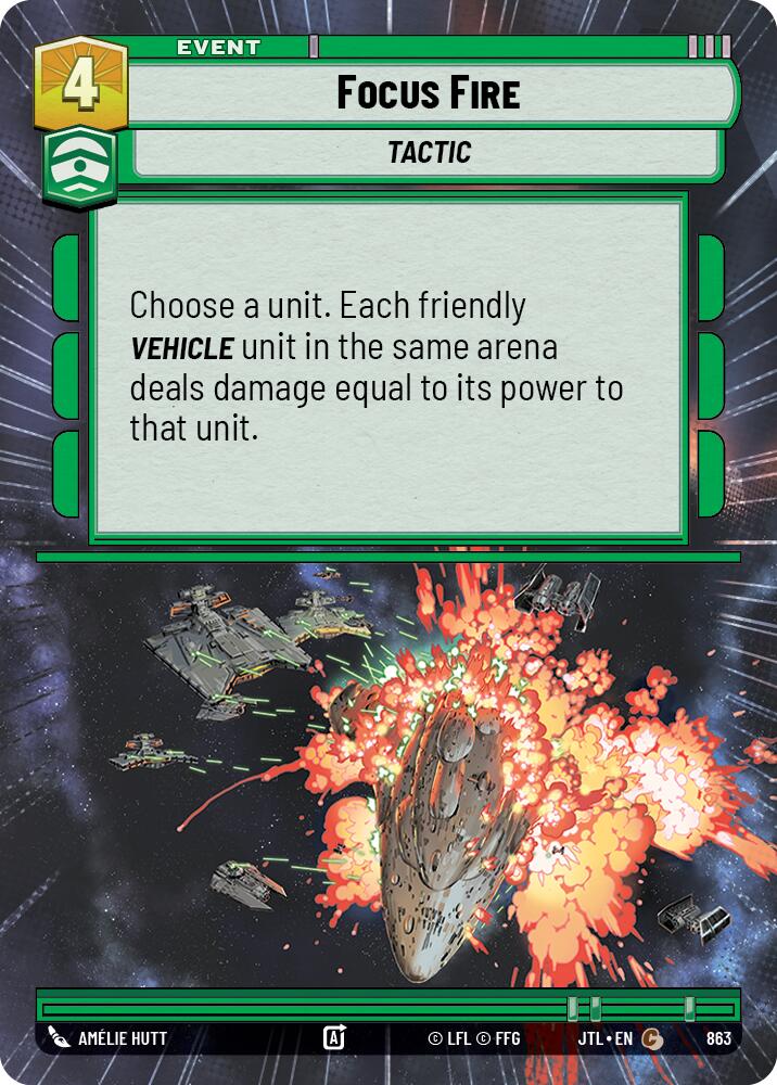 Focus Fire (Hyperspace Foil) [JTL - 863]