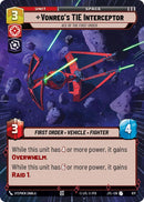 Vonreg's TIE Interceptor - Ace of the First Order (Hyperspace Foil)