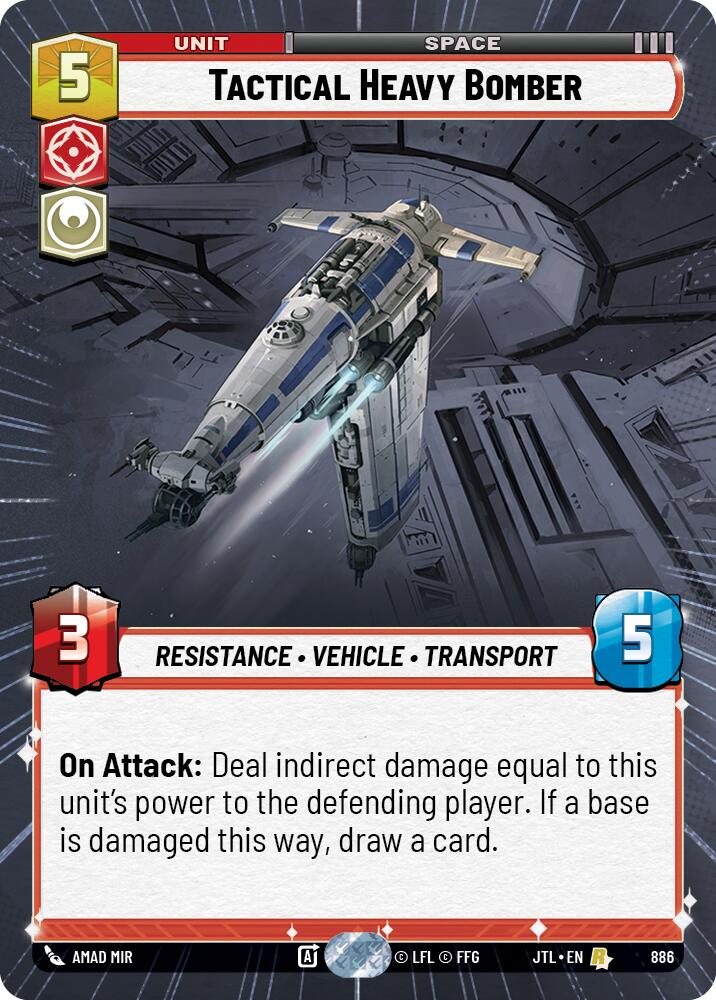 Tactical Heavy Bomber (Hyperspace Foil) [JTL - 886]