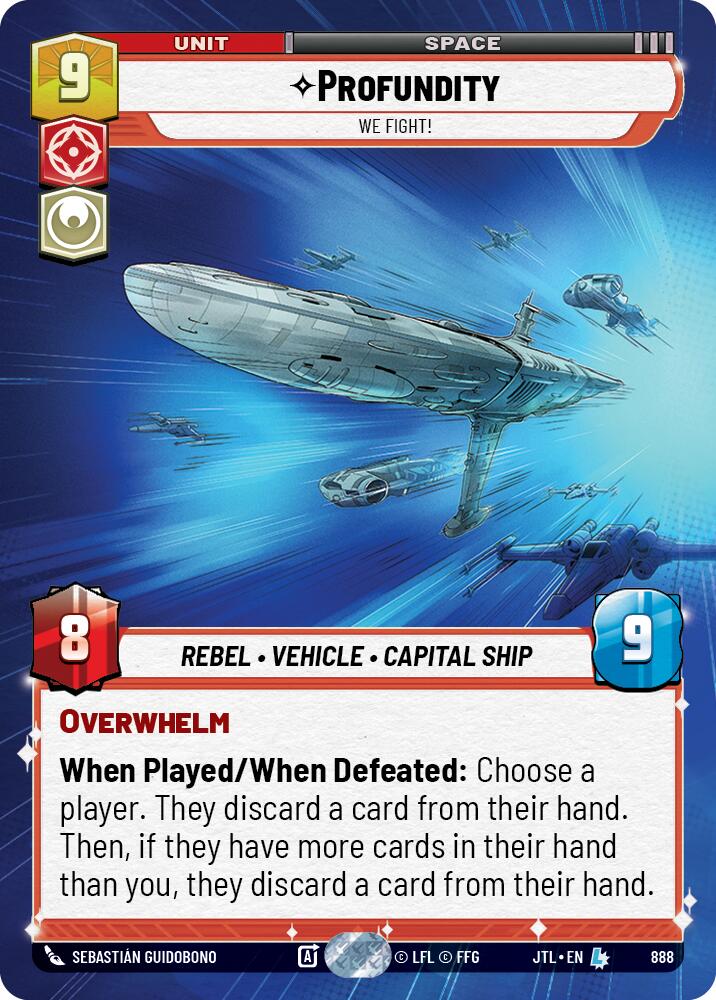 Profundity - We Fight! (Hyperspace Foil) [JTL - 888]