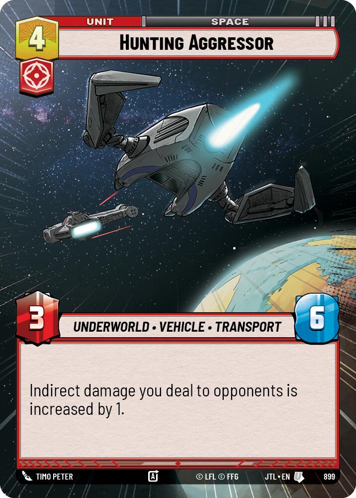 Hunting Aggressor (Hyperspace Foil) [JTL - 899]