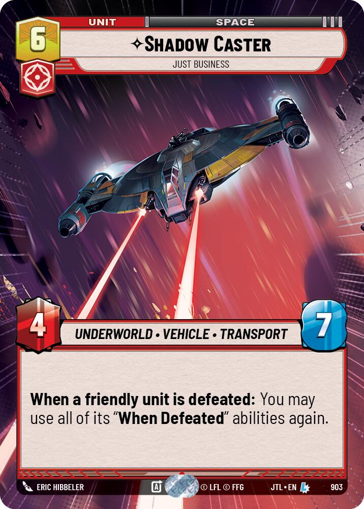 Shadow Caster - Just Business (Hyperspace Foil) [JTL - 903]