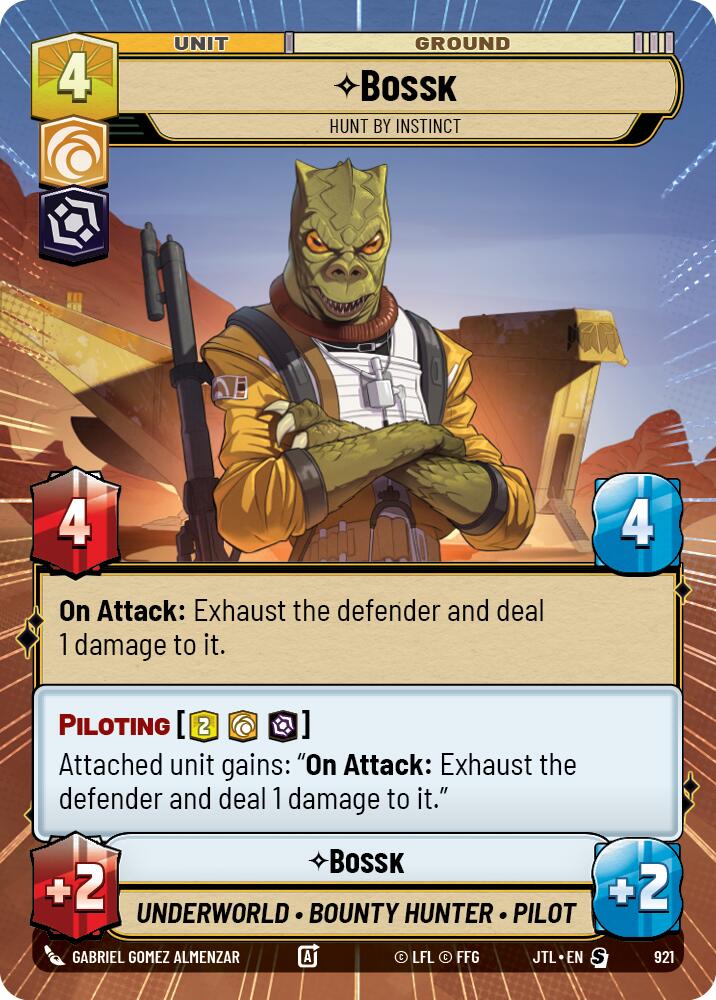 Bossk - Hunt By Instinct (Hyperspace Foil) [JTL - 921]