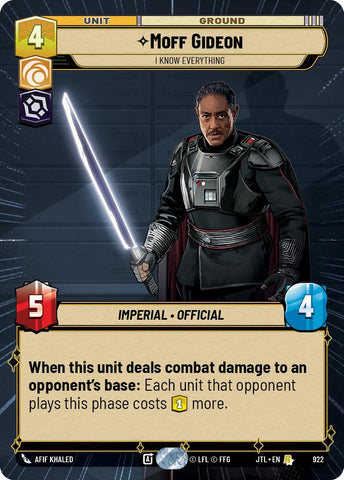 Moff Gideon - I Know Everything (Hyperspace Foil)