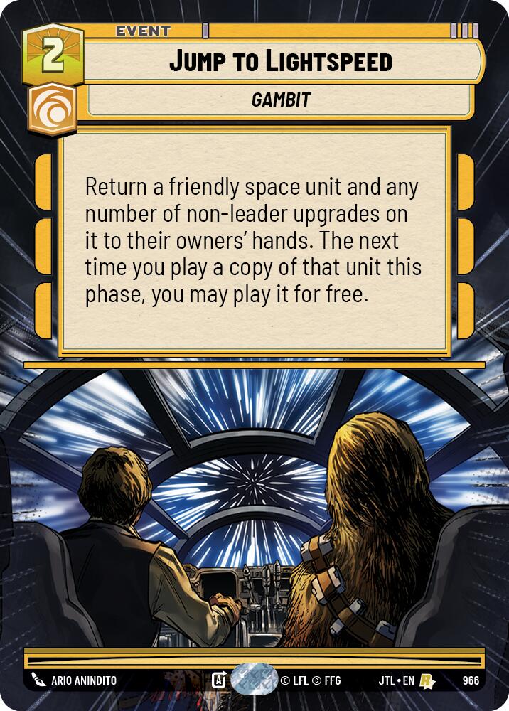 Jump to Lightspeed (Hyperspace Foil) [JTL - 966]