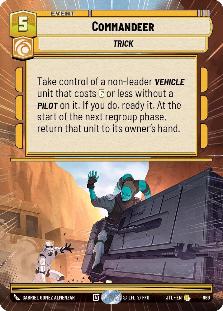 Commandeer (Hyperspace Foil) [JTL - 969]