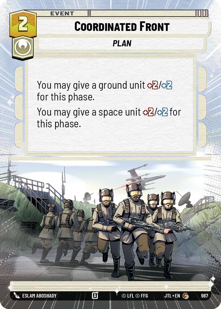 Coordinated Front (Hyperspace Foil) [JTL - 987]