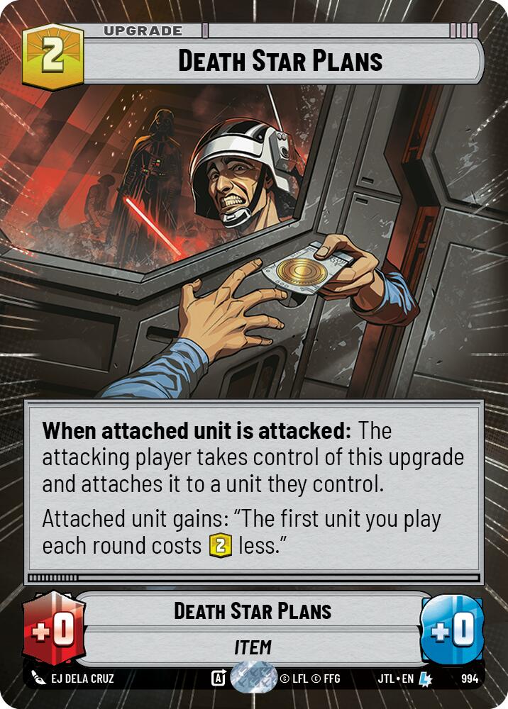 Death Star Plans (Hyperspace Foil) [JTL - 994]