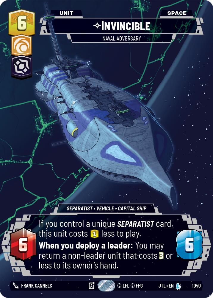 Invincible - Naval Adversary (Prestige) [JTL - 1040]