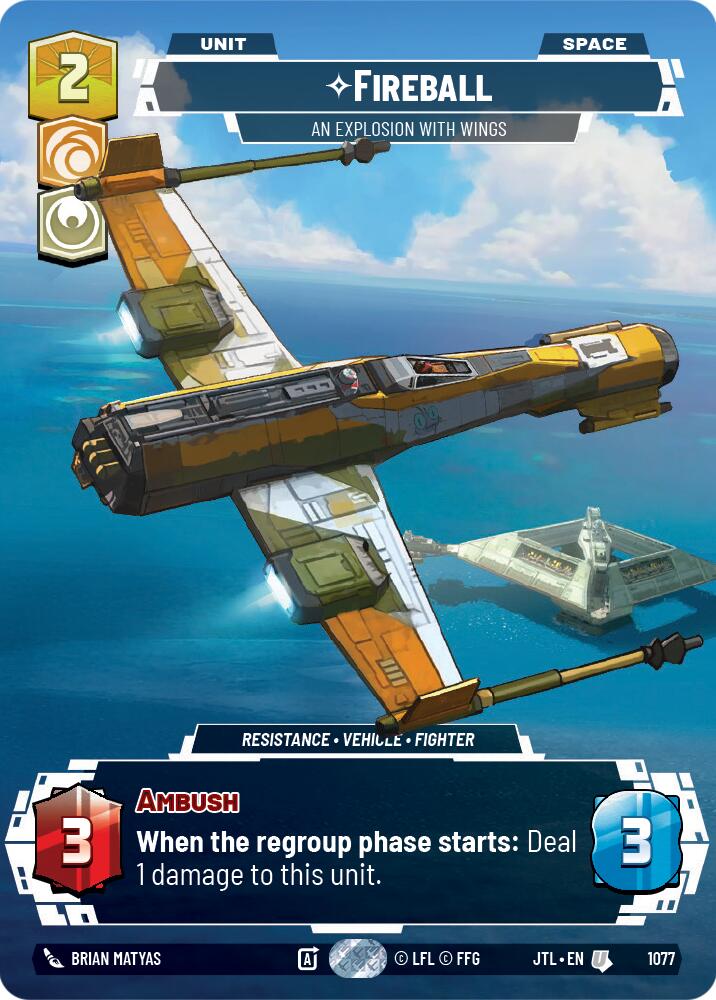 Fireball - An Explosion With Wings (Prestige Foil) [JTL - 1077]
